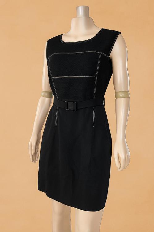 Stijlvolle Cop.Copine Jurk – Maat 40/42, Kleding | Dames, Jurken, Zo goed als nieuw, Maat 42/44 (L), Zwart, Boven de knie, Ophalen of Verzenden