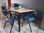 keukentafel + 4 stoelen, Huis en Inrichting, Ophalen, Zo goed als nieuw, Vier personen
