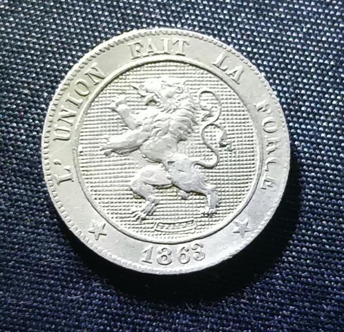 5 cent 1863 Leopold I, Postzegels en Munten, Munten | België, Losse munt, Verzenden