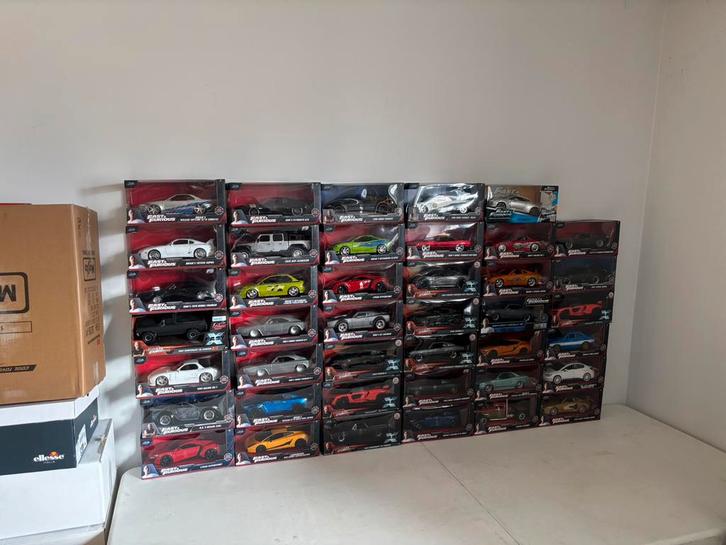 Fast en furieus auto’s 41 stuks jada toys nieuw, Hobby en Vrije tijd, Modelauto's | 1:24, Nieuw, Auto, Jada, Ophalen of Verzenden