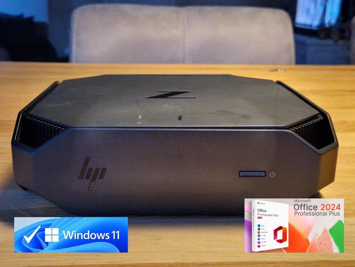 Win 11 HP Z2 Mini i9 20x5.30Gz 16GB 512GB NVIDIAQUADRO T1000, Computers en Software, Desktop Pc's, Zo goed als nieuw, 4 Ghz of meer