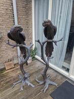 Twee bronzen beelden 1,66 hoog mannetje vrouwtje is 1,61m, Dieren en Toebehoren, Vogels | Parkieten en Papegaaien