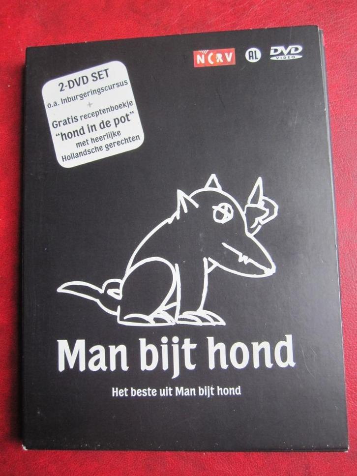 Man bijt hond: Het beste uit Man bijt hond (2 disc), Cd's en Dvd's, Dvd's | Tv en Series, Zo goed als nieuw, Non-fictie, Boxset