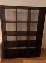 Ikea Kallax 3 op 4 - 1m11 B 1m46 H 39 D - kleur zwart, Ophalen, 25 tot 50 cm, 100 tot 150 cm, 100 tot 150 cm
