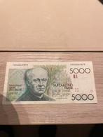 5000 francs biljet zeer mooi!, Postzegels en Munten, Bankbiljetten | België, Ophalen of Verzenden