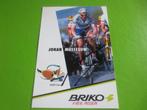 wielerkaart 1996 team mapei  johan museeuw  signe, Sport en Fitness, Verzenden, Zo goed als nieuw