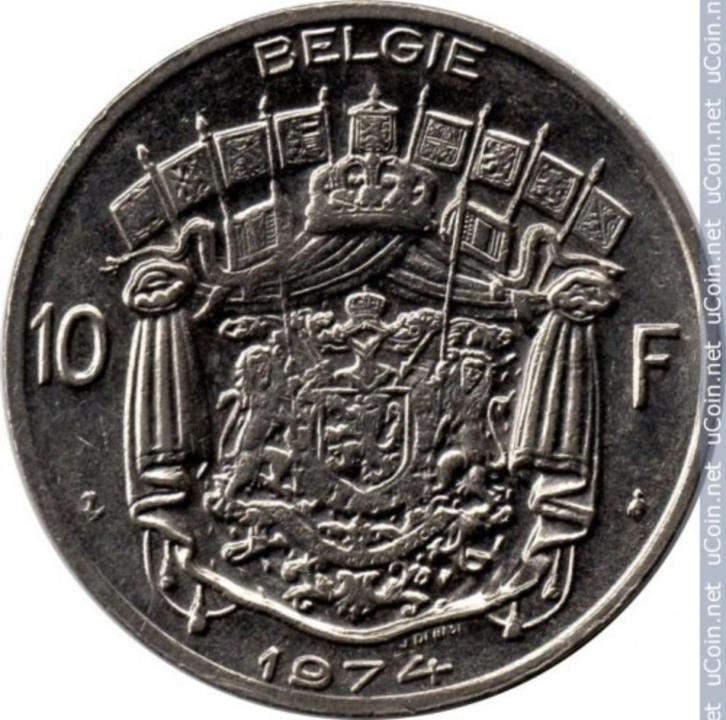 Belgische 10 francs boudewijn x 7 stuks, Postzegels en Munten, Munten | België, Ophalen of Verzenden
