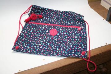 Kipling sac à dos de sport / piscine imperméable + singe TBE, Envoi, Comme neuf