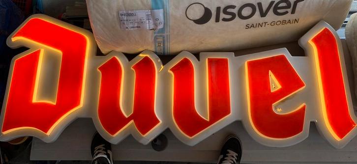Duvel lichtreclame 150x50 (led), Verzamelen, Merken en Reclamevoorwerpen, Zo goed als nieuw, Ophalen