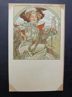 Alphonse Mucha Originele Briefkaart Ansichtkaart Expo Parijs, Verzenden