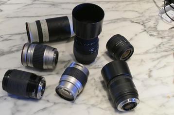  7 Lenzen Sigma 3X,Cosina 2X,Vivitar 2X voor Minolta AF beschikbaar voor biedingen