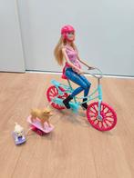 Barbie op fiets met skateboards en hondjes, Enlèvement, Barbie