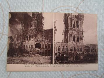 Postkaart Halles of Ypres, militair beschikbaar voor biedingen