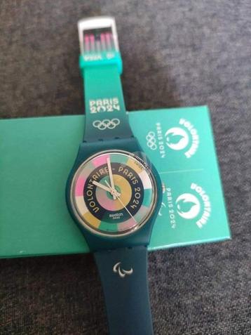 Exclusive Swatch Volunteers Paris 2024 Olympics JO beschikbaar voor biedingen