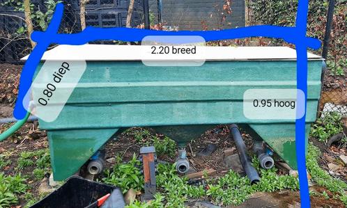 Grote filterbak vijver, Tuin en Terras, Vijver-toebehoren, Gebruikt, Vijverfolie, Ophalen