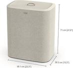 Trio Wasmand 90 liter | met deksel | Nieuw, Huis en Inrichting, Overige kleuren, -, Verzenden, -