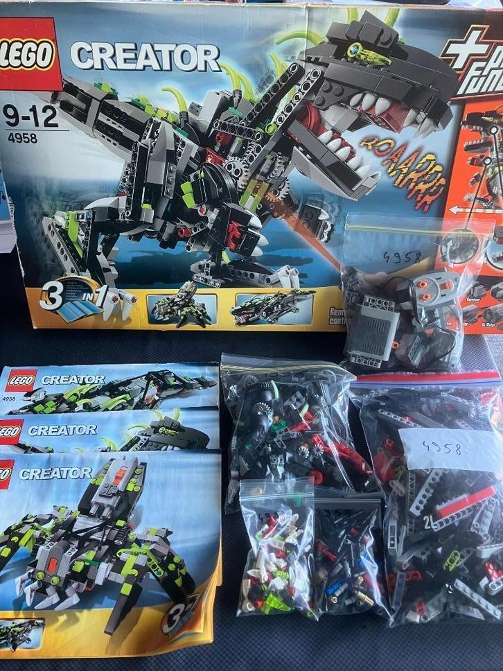 LEGO 4958 - Creator - Monster Dino - Ultra rare, Kinderen en Baby's, Speelgoed | Duplo en Lego, Zo goed als nieuw, Lego, Complete set