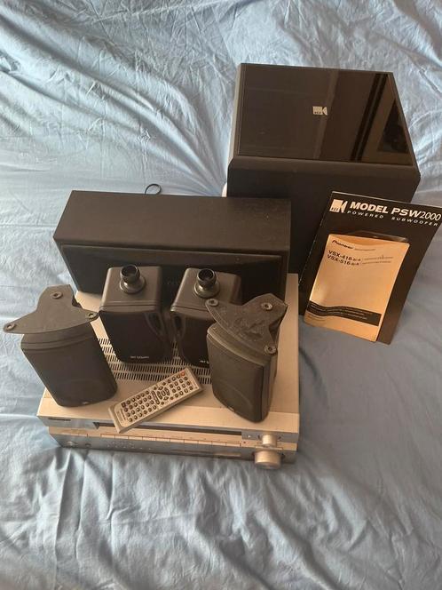 Pioneer VSX-516-s surround systeem, Audio, Tv en Foto, Stereoketens, Gebruikt, Speakers, Pioneer, Ophalen