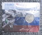2 euro Slowakije 2021 BU Coincard - 100 jaar Alexander Dubce, Postzegels en Munten, Munten | Europa | Euromunten, 2 euro, Setje