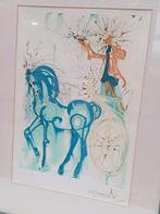 zeefdruk SALVADOR DALI  " CHEVAL DE TRIOMPHE ", Antiek en Kunst, Ophalen