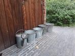 Vintage ijzeren emmers en gieter, Tuin en Terras, Ophalen, Gebruikt