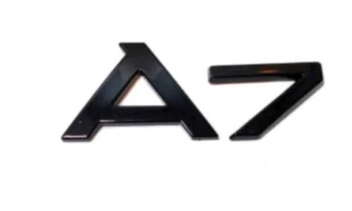 Logo Audi A7 Noir, Autos : Divers, Tuning & Styling, Envoi