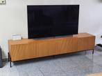 TV-meubel vintagestijl eikenfineer, Ophalen, Zo goed als nieuw, 200 cm of meer, Minder dan 100 cm