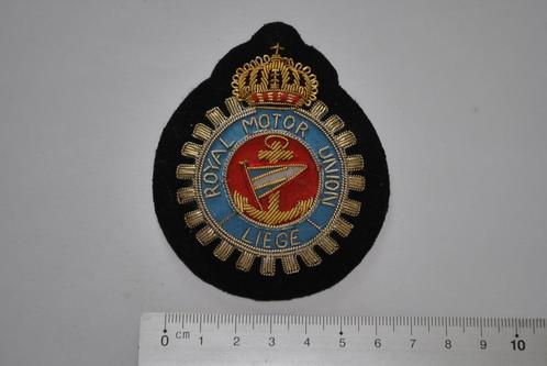 BADGE BRODE ROYAL MOTOR UNION RMU COURSE ECUSSON NAVIGATION, Verzamelen, Scheepvaart, Zo goed als nieuw, Overige typen, Motorboot of Zeilboot