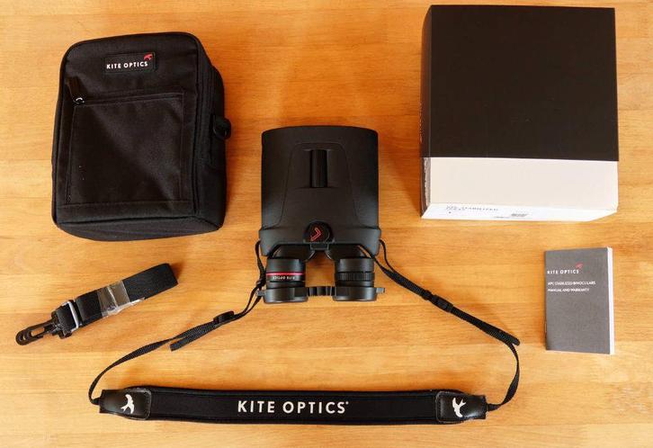 Verrekijker Kite APC stabilized 16 x 42, Audio, Tv en Foto, Optische apparatuur | Verrekijkers, Gebruikt, Met hoes of tas, Ophalen of Verzenden