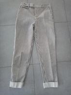Zara nieuw ecru zwart strepen tailored-fit lange broek , S, Nieuw, Ophalen of Verzenden, Maat 36 (S), Lang