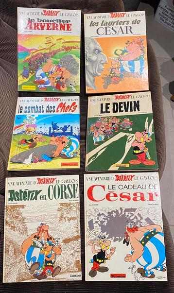 Lot de 6 Astérix ancien 72,73,74, Enlèvement ou Envoi, Utilisé