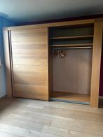 Ruime kleerkast eik, Huis en Inrichting, Kasten | Kleerkasten, Ophalen, 200 cm of meer, Met hangruimte, Zo goed als nieuw