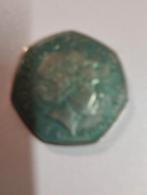 Een vreemde munt van Engeland kleur zilver kleur, Ophalen, Zilver