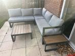 Exterioo Caldela loungehouk met kussens en loungetafel, Tuin en Terras, Ophalen, Zo goed als nieuw, Aluminium