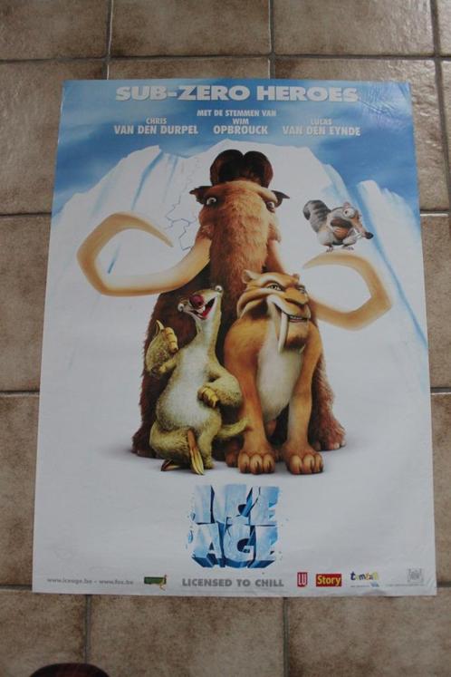 filmaffiche Ice Age 2002 filmposter, Verzamelen, Posters, Zo goed als nieuw, Film en Tv, A1 t/m A3, Rechthoekig Staand, Ophalen of Verzenden