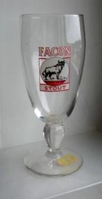 FACON Stout, Verzamelen, Biermerken, Ophalen of Verzenden, Zo goed als nieuw, Glas of Glazen