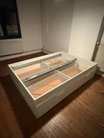 Tweepersoons bed BRIMNES IKEA, Huis en Inrichting, Slaapkamer | Bedden, Ophalen, Zo goed als nieuw