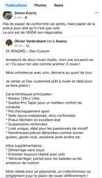 Dax skyteam a vendre !! Pas de papier de conformité
