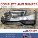 W218 CLS 63 AMG VOORBUMPER COMPLEET CLS63 2014-2018 GRIJS OR
