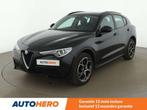 Alfa Romeo Stelvio 2.0 Turbo Super Q4 (bj 2019, automaat), Auto's, Alfa Romeo, Automaat, USB, Zwart, Leder