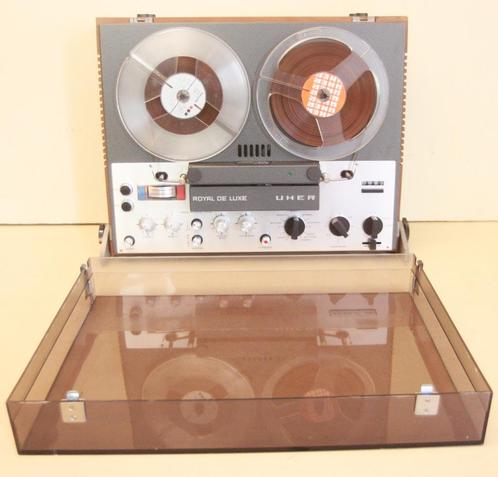 Uher Royal De Luxe Bandrecorder / 1967 / West-Germany, TV, Hi-fi & Vidéo, Enregistreurs audio, Magnétophone, Avec protection anti-poussière