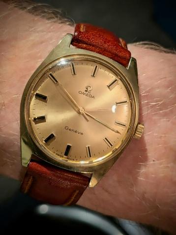 Prachtige klassieke Omega Genève 135.041 vintage org. doos beschikbaar voor biedingen