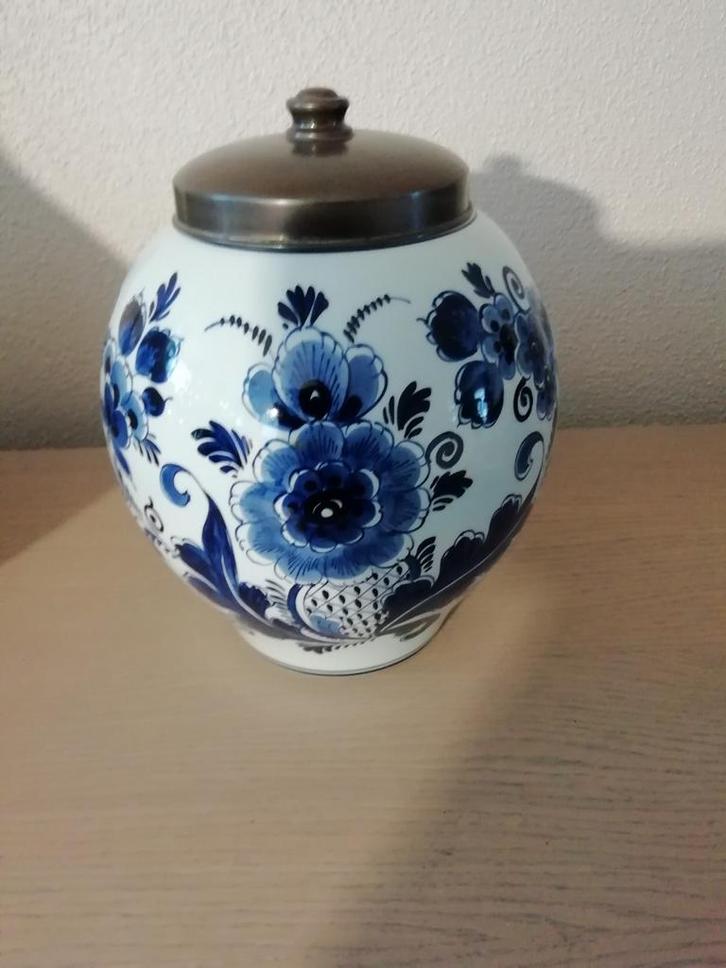 Delfts blauw pot tabakpot?, Antiek en Kunst, Antiek | Keramiek en Aardewerk, Ophalen of Verzenden