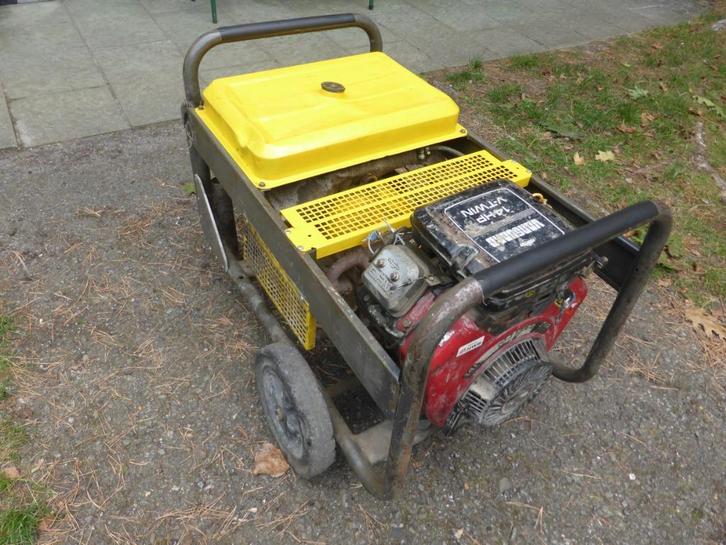 aggregaat SDMO SX 7500  V-Twinmotor benzine 14HP - 16 KVA, Doe-het-zelf en Bouw, Aggregaten, Gebruikt, Benzine, 10 tot 30 kVA