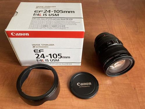 Canon EF 24-105mm F4 L IS USM lens, Audio, Tv en Foto, Foto | Lenzen en Objectieven, Gebruikt, Overige typen, Zoom, Ophalen