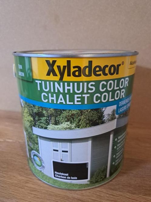 Xyladecor verf (Houtskool zwart), Doe-het-zelf en Bouw, Verf, Beits en Lak, Nieuw, Beits, Minder dan 5 liter, Zwart, Ophalen