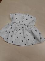 Tape à l'œil wit jurkje - zwaluw - 3 maand, Enfants & Bébés, Vêtements de bébé | Taille 62, Robe ou Jupe, Comme neuf, Fille, Tape à l'oeil