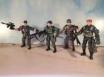 Lots Figurines Articulées Soldats Police Chap Mei Lanard acc