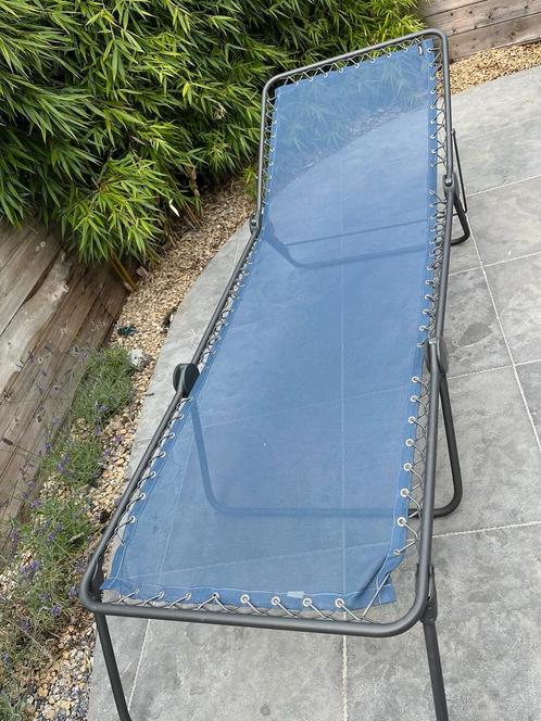 Lafuma Siesta L ligbed, Tuin en Terras, Ligbedden, Zo goed als nieuw, Aluminium, Inklapbaar, Ophalen