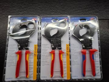 KNIPEX kabelschaar (ratelprincipe) 280 mm beschikbaar voor biedingen